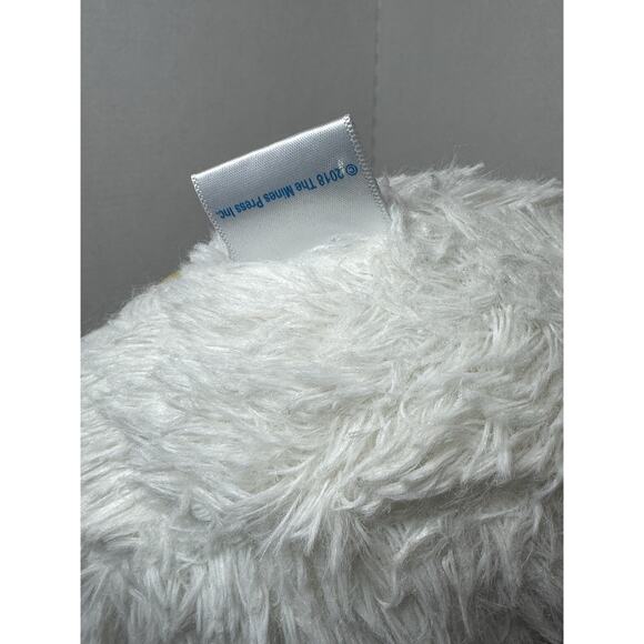 Llama Pillow Plush Pink & White Stuffed Animal 2 Scoops - Picture 7 of 8